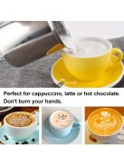 Egy darab, rozsdamentes acél pumpás tejhabosztó