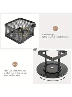 Teafilter tároló állvány