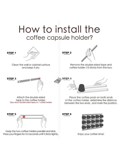 Nespresso kávékapszulatartó