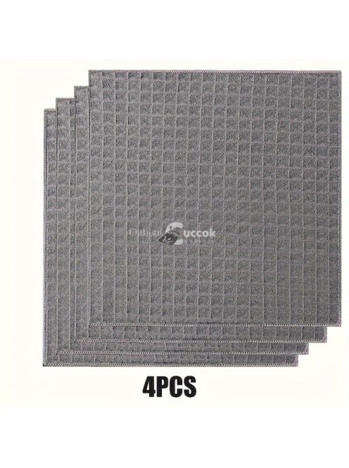 4db Bolyhosmentes Barista Törölközők - Nedvszívó és Tartós Tisztítókendők Kávéfőzőkhöz