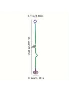 Hosszú nyelű rozsdamentes acél mézes kanál