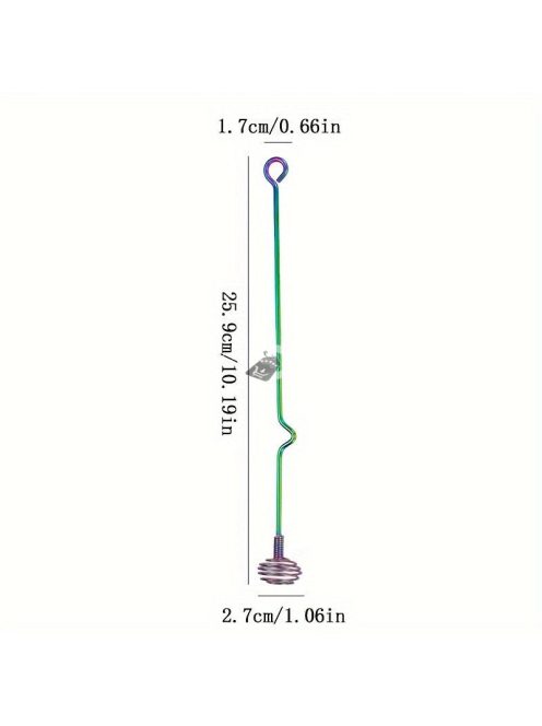 Hosszú nyelű rozsdamentes acél mézes kanál