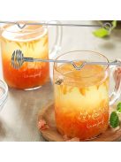 Hosszú nyelű rozsdamentes acél mézes kanál