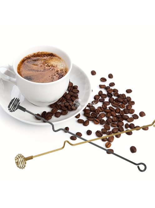 Hosszú nyelű rozsdamentes acél mézes kanál