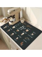 Retro kávémintás alátét