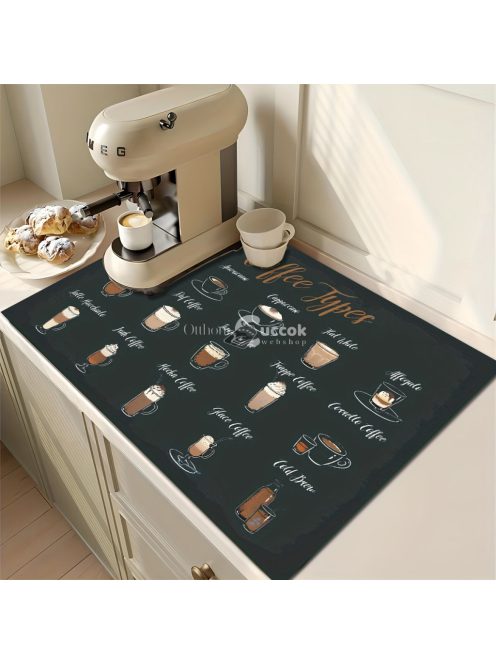 Retro kávémintás alátét