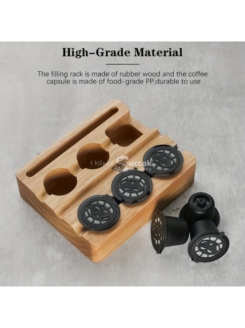 6db újratölthető eszpresszó kávé kapszula