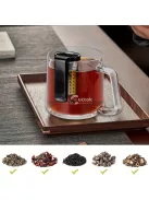 Rozsdamentes Acél Teafű szűrő akasztóval