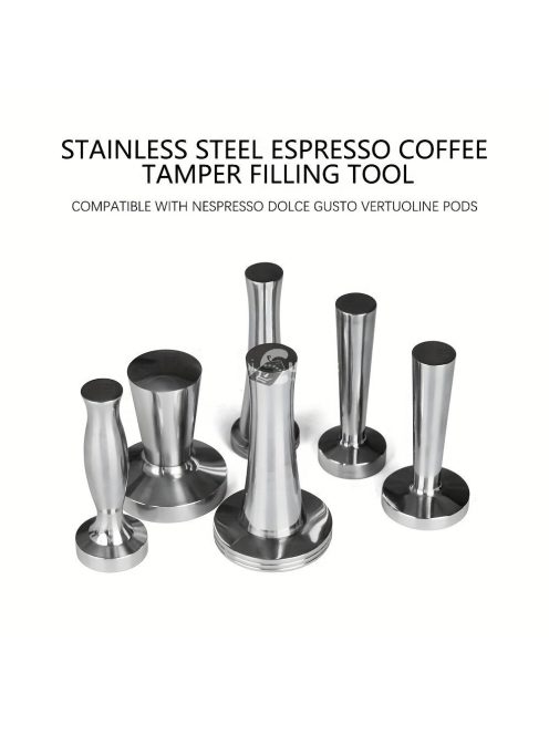 Prémium Rozsdamentes Acél Kávépréselő - Kompatibilis a Nespresso, Vertuoline, Dolce GustoKapszulákkal