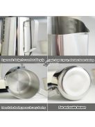 Rozsdamentes acél kávéskancsó csésze