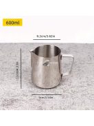 Rozsdamentes acél kávéskancsó csésze