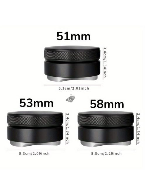 Állítható kávétamper, 3-ágú elosztó eszköz baristáknak és kávéőrülteknek