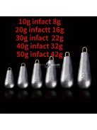 5db Professzionális Horgászmerevítők - Ólomvízcseppek