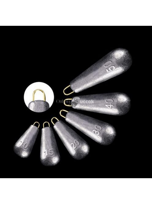 5db Professzionális Horgászmerevítők - Ólomvízcseppek