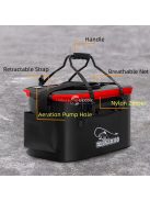 Hordozható műanyag horgásztáska