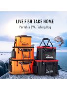 Hordozható műanyag horgásztáska