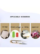 3db precíziós U-alakú olló keresztöltéshez, varráshoz és kézműves munkához