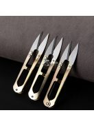 3db precíziós U-alakú olló keresztöltéshez, varráshoz és kézműves munkához