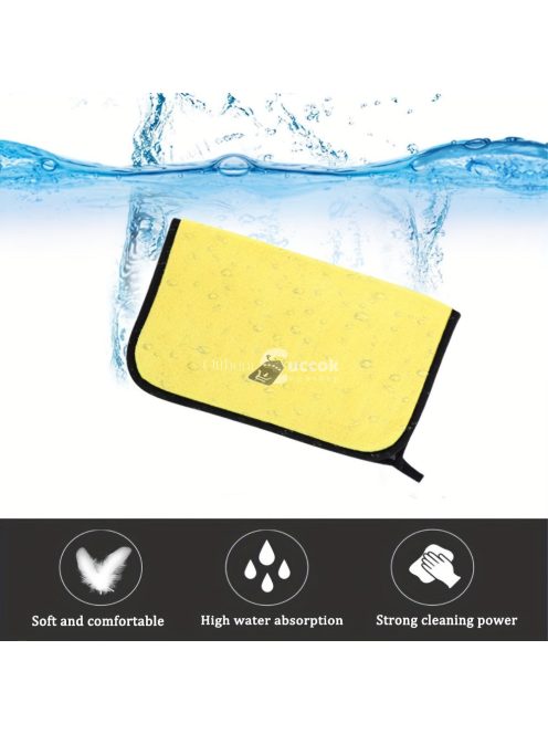 1db szuper nedvszívó horgásztörülköző karabinerrel