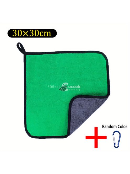 1db szuper nedvszívó horgásztörülköző karabinerrel