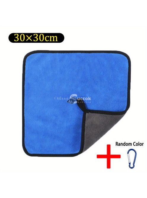 1db szuper nedvszívó horgásztörülköző karabinerrel