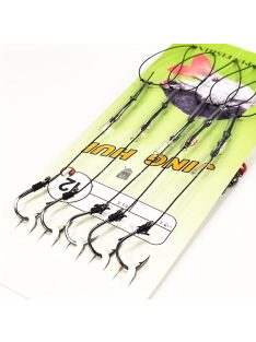   5db komplett pontyhorgász készlet – horgokat, zsinórt és a sikeres horgászathoz nélkülözhetetlen tartozékokat tartalmaz