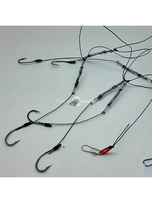 5db komplett pontyhorgász készlet – horgokat, zsinórt és a sikeres horgászathoz nélkülözhetetlen tartozékokat tartalmaz