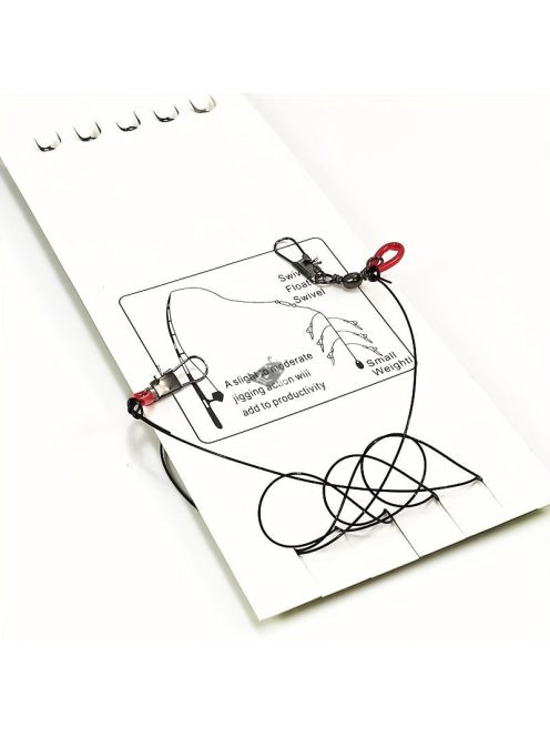 5db komplett pontyhorgász készlet – horgokat, zsinórt és a sikeres horgászathoz nélkülözhetetlen tartozékokat tartalmaz