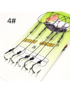 5db komplett pontyhorgász készlet – horgokat, zsinórt és a sikeres horgászathoz nélkülözhetetlen tartozékokat tartalmaz