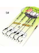 5db komplett pontyhorgász készlet – horgokat, zsinórt és a sikeres horgászathoz nélkülözhetetlen tartozékokat tartalmaz