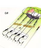 5db komplett pontyhorgász készlet – horgokat, zsinórt és a sikeres horgászathoz nélkülözhetetlen tartozékokat tartalmaz