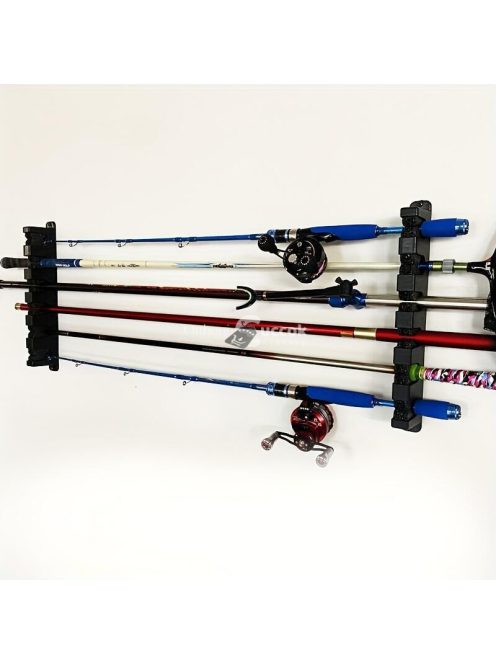 Függőleges/vízszintes Horgászbottartó, Falra Szerelhető Horgászbottartó