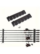 Függőleges/vízszintes Horgászbottartó, Falra Szerelhető Horgászbottartó