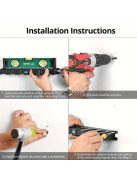 Függőleges/vízszintes Horgászbottartó, Falra Szerelhető Horgászbottartó