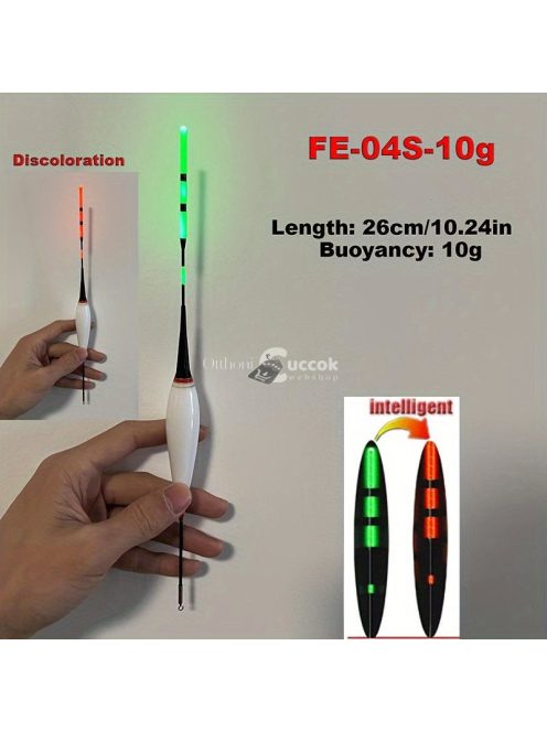 1 db Horgászati elektronikus úszó, Színváltó úszó, Kapásjelző,