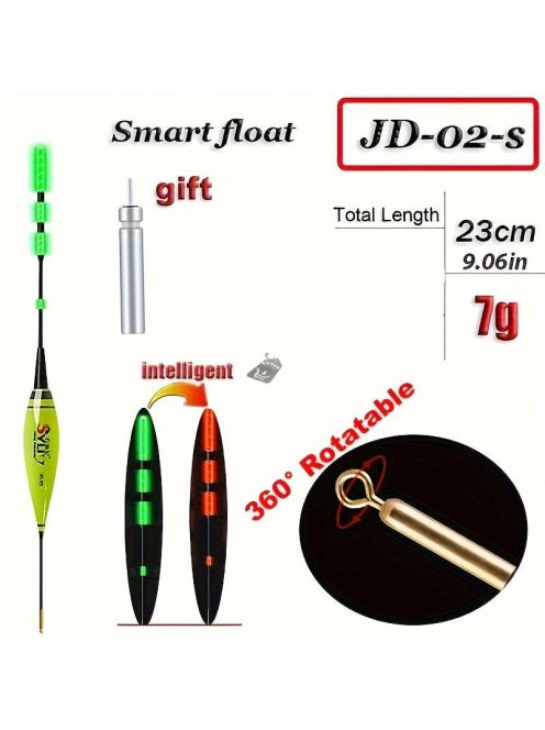 1 db Horgászati elektronikus úszó, Színváltó úszó, Kapásjelző,