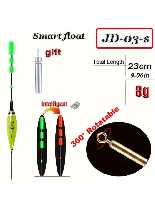 1 db Horgászati elektronikus úszó, Színváltó úszó, Kapásjelző,