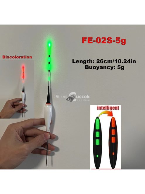 1 db Horgászati elektronikus úszó, Színváltó úszó, Kapásjelző,