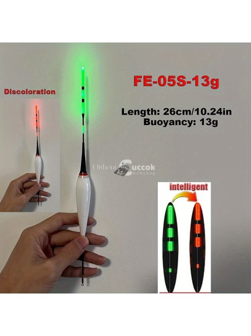 1 db Horgászati elektronikus úszó, Színváltó úszó, Kapásjelző,