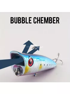   Spray Water Wave Hegymászó Csali, Vízfelszíni Hosszú Dobás, Lebegő Vízütköző Gumibetét Világító Zaj Vetemedő Száj Basszus Hamis Csali 1 Db