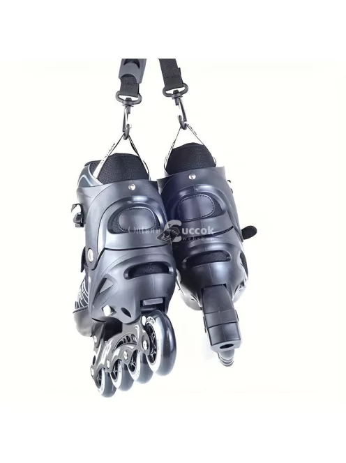 Tartós poliészter jégkorcsolya és sícipő hordozó pánt - Állítható hordozható korcsolya vállpánt biztonsági csattal