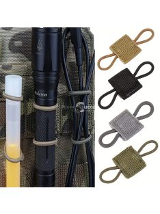   4db sokoldalú Molle heveder rögzítő rugalmas kötésű csatokkal