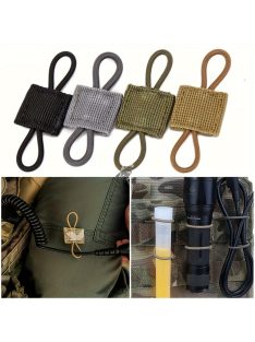   4db sokoldalú Molle heveder rögzítő rugalmas kötésű csatokkal