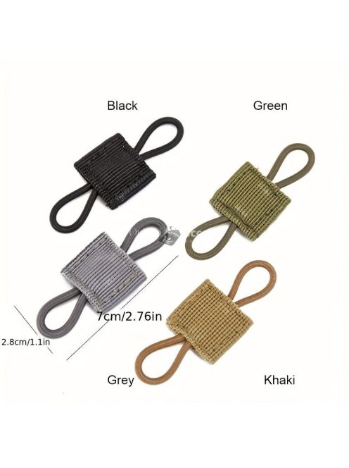 4db sokoldalú Molle heveder rögzítő rugalmas kötésű csatokkal