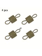 4db sokoldalú Molle heveder rögzítő rugalmas kötésű csatokkal