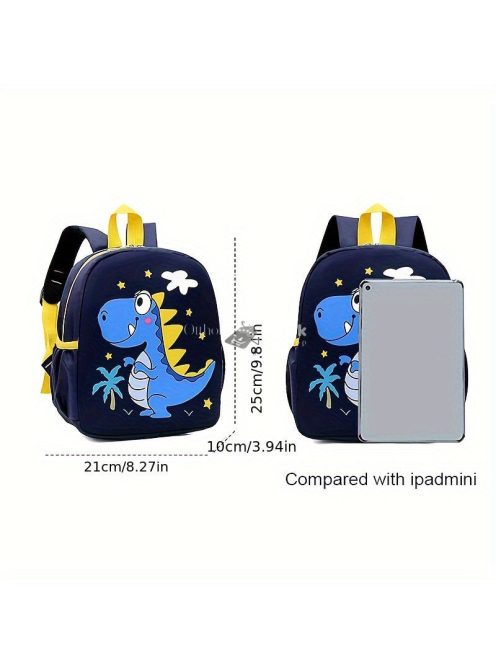 Aranyos Dínós Gyermek iskolatáska - vízálló