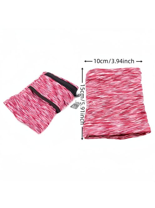 csuklótáska cipzáras tokkal és 2 zsebbel