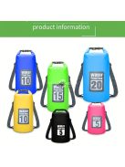 PVC vízálló tároló hátizsák kenuzáshoz kajakozáshoz rafting úszáshoz strandutazáshoz