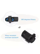 Hátizsák pántjára akasztható zseblámpa tartó