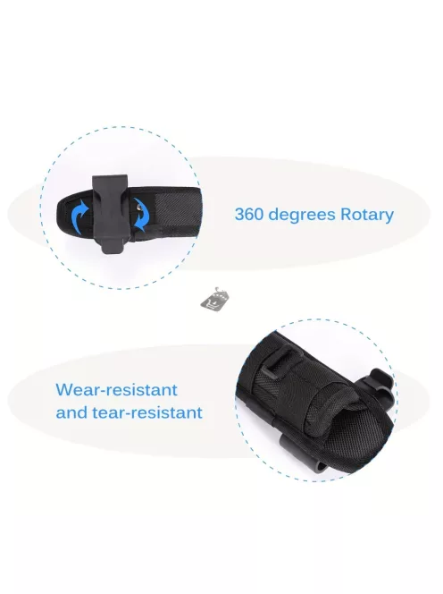 Hátizsák pántjára akasztható zseblámpa tartó